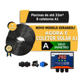 Kit Aquecimento Solar Piscina  8 Placas A1 Girassol + G200