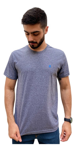 Camiseta Masculinas Básicas Polo Wear Original Mescla Escuro