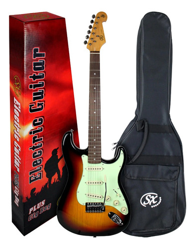 Guitarra Sx  Stratocaster Series Sst62 + Bag (3ts Sunburst)