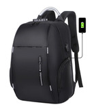 Mochila Anti Furto Com Cadeado À Prova D'água Para Notebook 