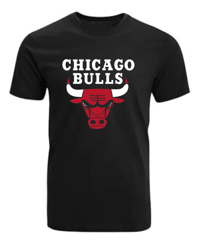 Polera Estampada Chicago Bulls Logo And Symbol, Romanosmodas