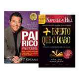 Combo 2 Livros Pai Rico Pai Pobre + Mais Esperto Que O Diabo