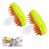 2x Cepillo De Vapor Para Gatos 3 En 1, Autolimpiante