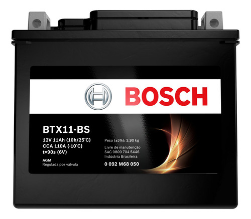 Bateria Bosch Suzuki Boulevard M800 - M 800 Ytx12-bs