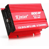 500w 2 Canales Estéreo Mini Hi-fi Car Audio Amplificador, Ma
