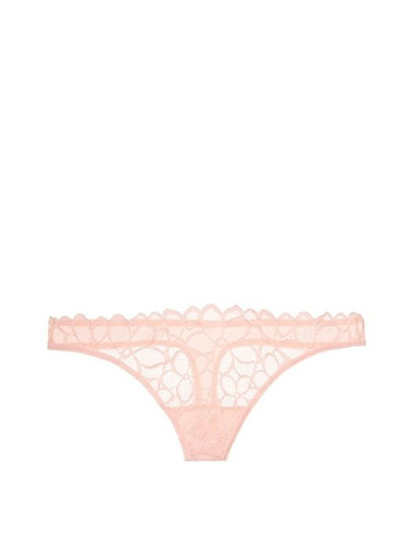 Victorias Secret Original Pink Tanga De Encaje