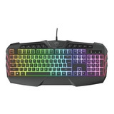 Teclado Gamer Trust Gxt 881 Odyss Semi Mecanico 