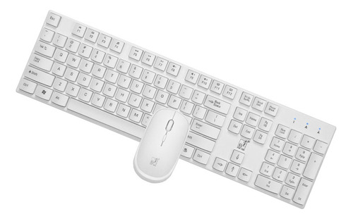 Conjunto De Teclado E Mouse Usb Sem Fio 2.4g À Prova D'água