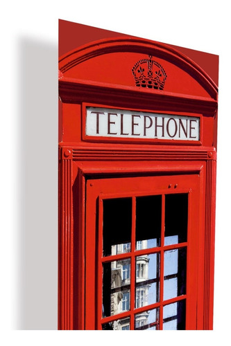 Cabine Telefônica Londres Adesivo Para Porta