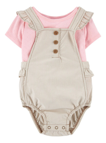 Set De 2 Piezas Nena Enterito Y Remera. Carters