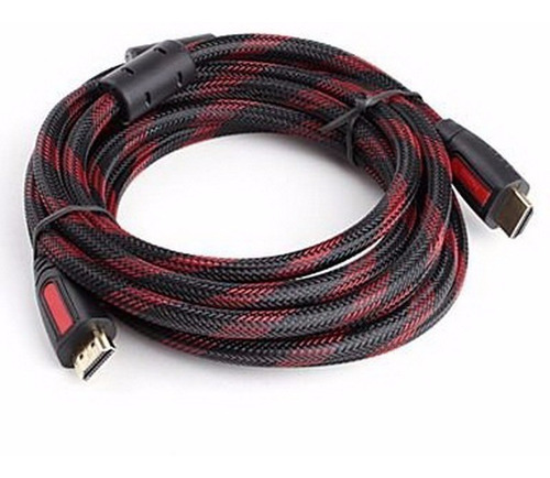 Cable Hdmi 5 Mtrs Filtros Full Hd 1080p Mallado Oro