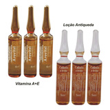 Arovitel Vitamína A+e / Loção Antiqueda 5ml (03un De Cada)