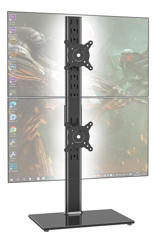 Soporte Para Monitor Dual - Pantalla Apilable Vertical Eleva