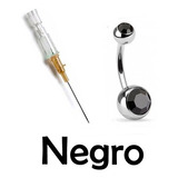 Piercing Acero Quirurgico Ombligo + Aguja Cateter + Regalo
