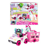 Play Set Pinypon Camioneta C/trailer Fig + Caballo + 10 Acc