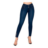Jeans Mujer Pantalón Colombiano Mezclilla Strech Push Up 013