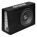 Bajo Activo Aiwa Subwoofer 10' Amplificado Para Carro 600w Color Negro