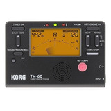 Metronomo Sintonizador Korg Tm60bk Negro