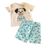 Pijama Disney - 101 Dálmatas - Short Y Polera