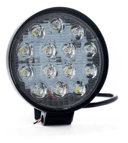 Faro Auxiliar Led De Alta Potencia 42w Redonda