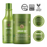 Inoar Kit Shampoo Oil Argan 500ml + Mascara Hidratação Kg