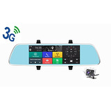 Weigav 3g De 7 Pulgadas Del Coche Dvr + Espejo Retrovisor + 