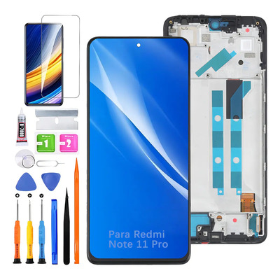 Pantalla Para Redmi Note 11 Pro Display Con Marco Incell Negro