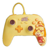 Controle Joystick Acco Brands Powera Enhanced Wired Controller For Nintendo Switch Animal Crossing: Isabelle