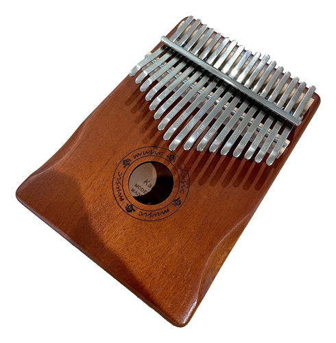 Kalimba Instrumento Mbira 17 Notas Madeira Mogno Lorben