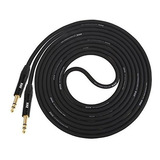 Lyxpro ¼ Trs A ¼ Trs Cable Equilibrado 10 Pies Macho A Mac