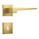 Fechadura Classic 3200 Roseta Quadrada Gold Interna