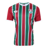 Camisa Fluminense Torcedor Tricolor Manga Curta Confortável