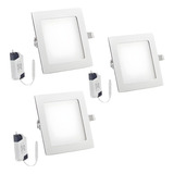 Foco Plafon Techo 3 Unidades Lampara Cocina Led Embutidos 18w Lamparas De Techo Focos Led Qatarshop Lampara De Techo Led Lamparas Led Techo Focos Plafon Embutidos Lamparas Led Techo