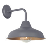 Aplique 1 Luz C/ Barral Gris-dorado E27 Vintage Gonnet 7612