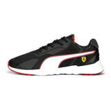 Tenis Puma Ferrari Tiburion Hombre-negro/blanco