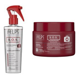 Felps Kit Sos Ressurreição Máscara 300g + Fluido Protetor