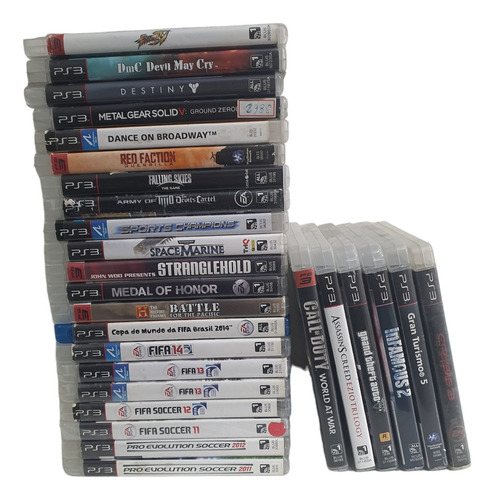 Lote Jogos Ps3 Playstation 3 - 27 Jogos 