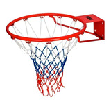 Aro Basquet Profesional + Red 12 Ganchos Línea Familiar