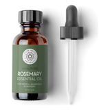 Pure Body Naturals 100% Pure Rosemary Essential Oil, 1 Fl. O