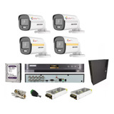 Dvr 08 Ch Hikvision / 02 Colorvu / 02 Colorvu Metal / Hd 1t