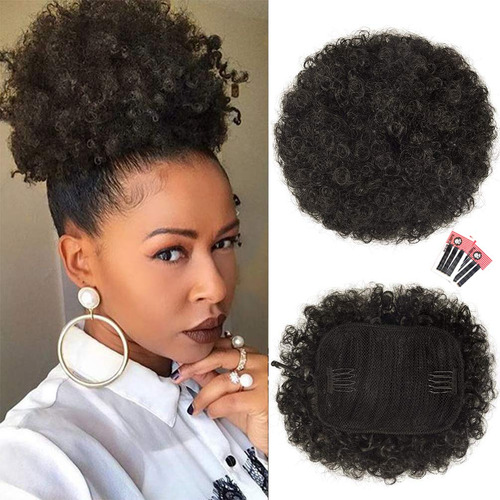 Afro Puff - Cordn De Extensin De Coleta Para Mujeres Negras,