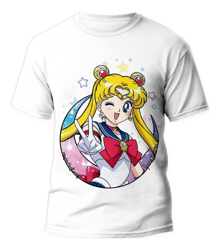 Playera Anime Manga Sailor Moon Usagi Tsukino #3009