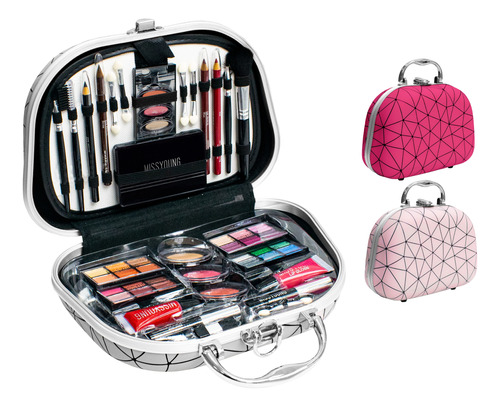 Maletin De Maquillaje Set Porta Cosmetico Makeup 28 Piezas