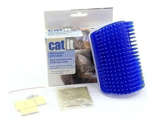 Rascador Autocepillado Con Hierba Para Gatos - Cat It