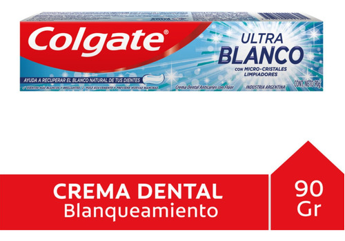 Colgate Ultra Blanco Crema - Unidad - 1 - 90 G