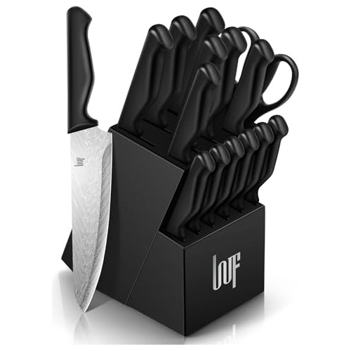 Uuf Juegos De Cuchillos Para Cocina, Acero Alemán Forjado 14