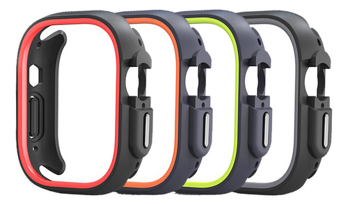 4 Fundas De Tpu Case Para Apple Watch Ultra 8 7 Se 6 5 4