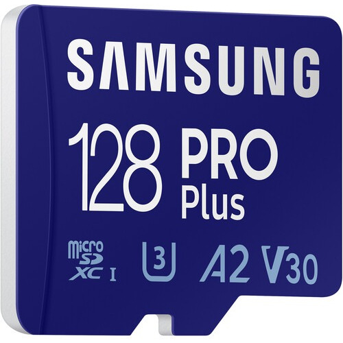 Cartão De Memória Samsung Pro Plus Micro Sdxc De 128gb