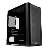 Gabinete Gamer Pichau Hx550m, Mid-tower, Lateral De Vidro Temperado, Com 3 Fans.