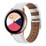 Malla De Cuero Para Samsung Galaxy Watch 3 41mm/active2 44mm
